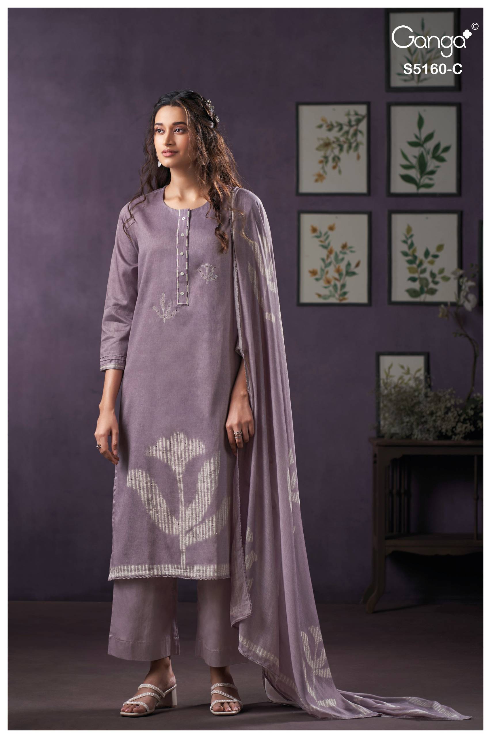 CAMILLA 5160 SERIES BY GANGA FASHION Beautiful Colourful COTTON SATIN Dresses At Wholesale Price